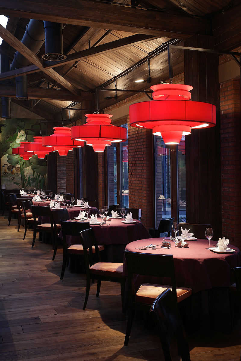 新中式灯笼造型餐厅吊灯
